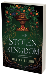 paperback cover of The Stolen Kingdom by Jillian Boehme
