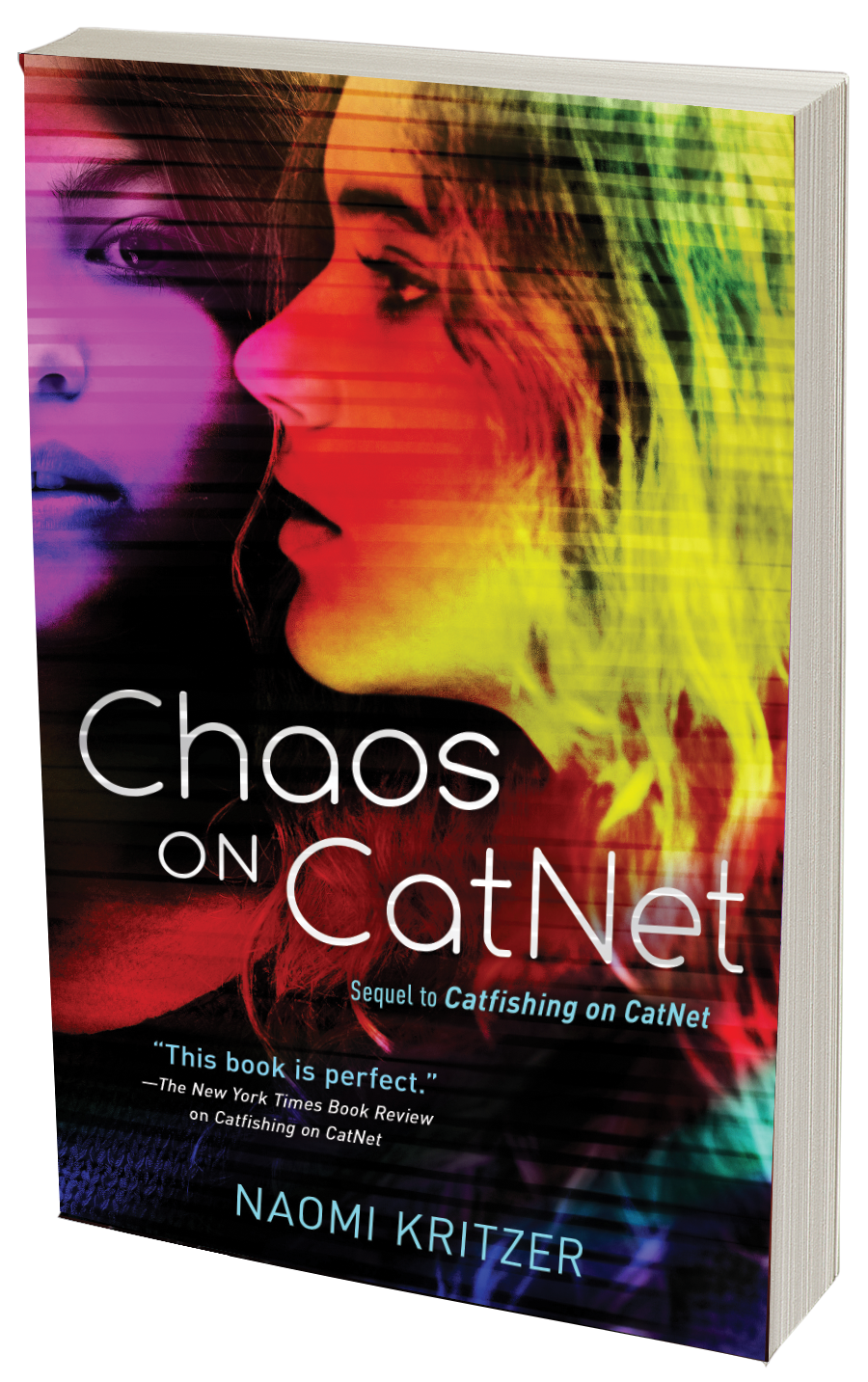 paperback cover of Chaos on CatNet by Naomi Kritzer