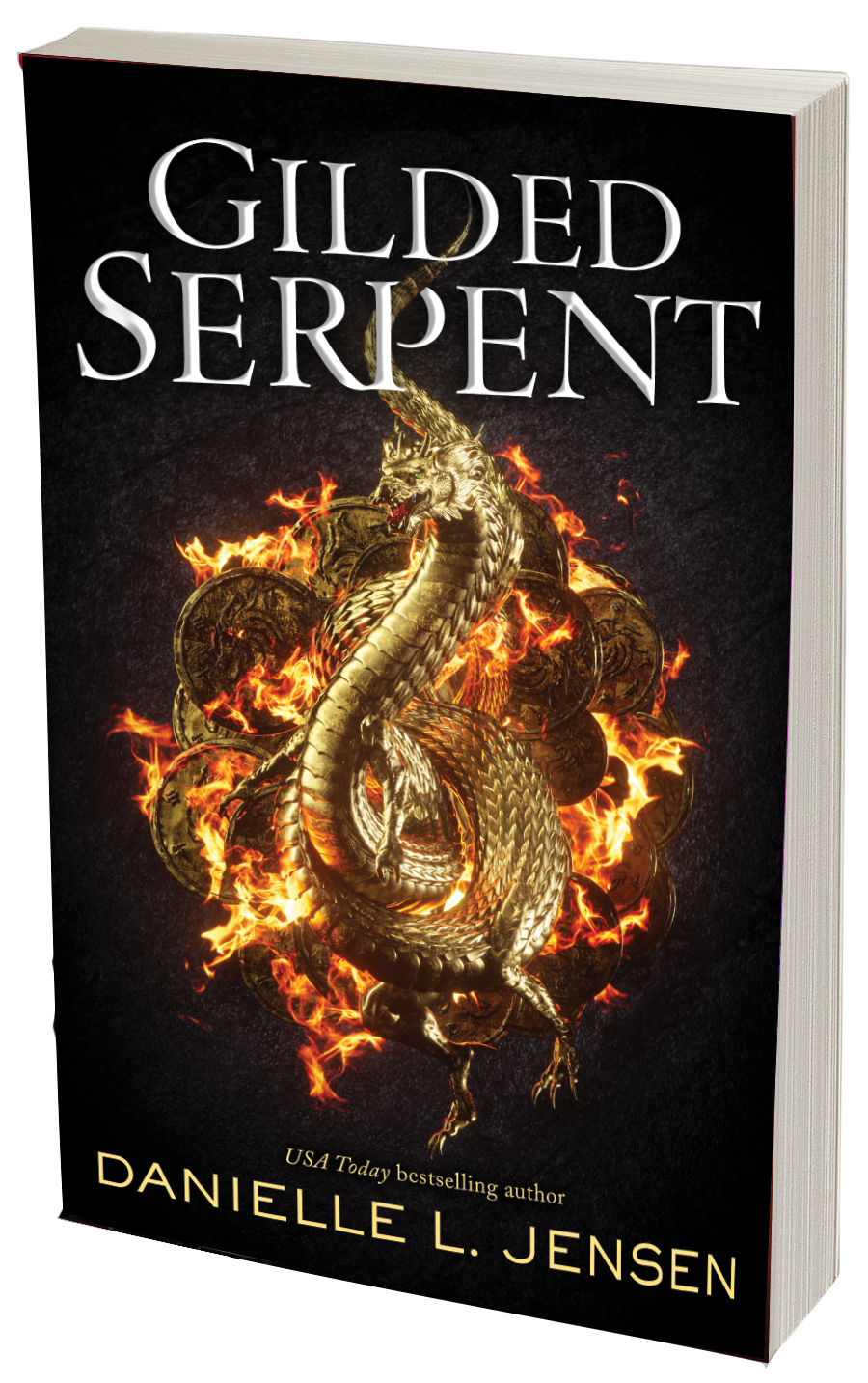 paperback cover of Gilded Serpent by Danielle Jensen